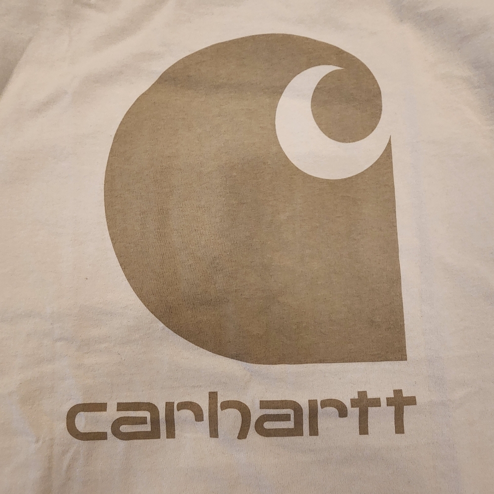 Carhartt Off-White Pocket Tee. NWT Pit - Pit 21.5 " L 30.5 M OR F FIT - Picture 6 of 8